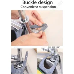 TD® Svampställ Diskbänk och tvål Vägghängande Original Creative Kran Förvaringskorg Servishållare Organizer