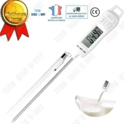 TD termometer kök bakverk professionell ugn sond flytande socker rostfritt stål kola rostfritt redskap tillbehör tempera E30269