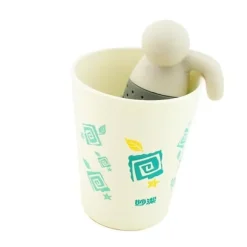 Teapåse - Teablads - Livsmedelssilikon - Färg grå - Temperatur -40 till 250°C