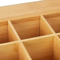 Teaskrin, Bambu, 9x28x23 cm, Natur