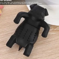 Tecknad Hund Silikon Lös Tesil Infuser Filter Gadget Tetillbehör