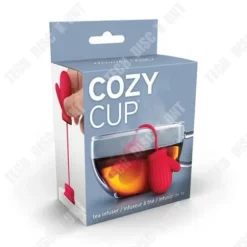 Teebryggare - VINGVO - Silikonhandske - Röd - Säker och icke-toxisk - För vuxna