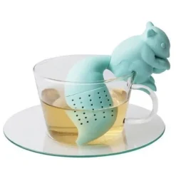 Teefilter - Ekorr - Silikon - Rolig - Muggklipp - Löst te