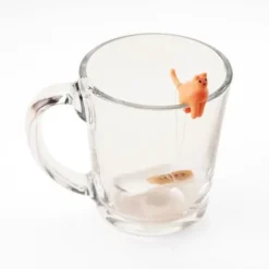 Teepåsehållare Katter (x4) - Kikkerland - Vit