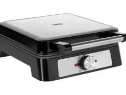 TEESA våffeljärn, 4 våfflor, 1600W, rostfritt stål, justerbar effekt