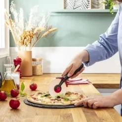 TEFAL INGENIO Pizzaskärare, Premiumkvalitet, Rip-skyddad Tritanblad, Diskmaskinskompatibel K2071114