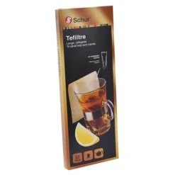 Tefilter långa 50st/förpackning Oblekta 360x65x65mm (50EA)