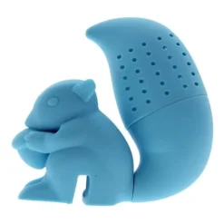 Teinfuser - Ekorr - Silikon - Blå - Lätt att rengöra - 69x71x25mm