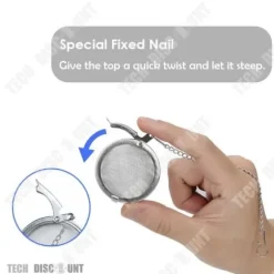 Teinfuser - Rostfritt stål - Original - Bollfilter - Elegant - Hållbar