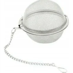 Teinfuser i rostfritt stål med kedja 4,5 cm