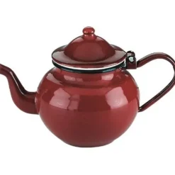 Tekanna - IBILI - 910350 - Emaljerat stål - Röd - Diskmaskinssäker