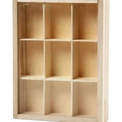 Telåda av Kejsarträ och Plexiglas 17x13x3,5 cm 1 st