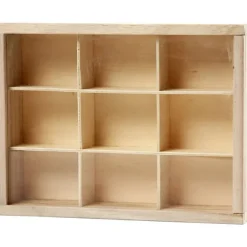 Telåda av Kejsarträ och Plexiglas 17x13x3,5 cm 1 st