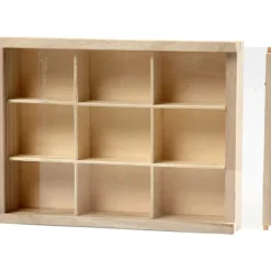 Telåda av Kejsarträ och Plexiglas 17x13x3,5 cm 1 st