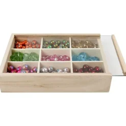 Telåda av Kejsarträ och Plexiglas 17x13x3,5 cm 1 st