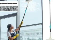 Teleskopisk Borste för Fönsterputs – 68–156 cm