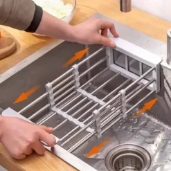 Teleskopisk Durkslag för Grönsaker & Disk