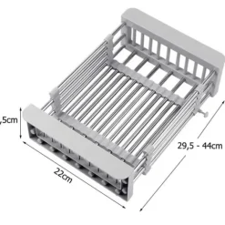 Teleskopisk Durkslag för Grönsaker & Disk