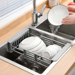 Teleskopisk Durkslag för Grönsaker & Disk