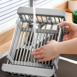 Teleskopisk Durkslag för Grönsaker & Disk