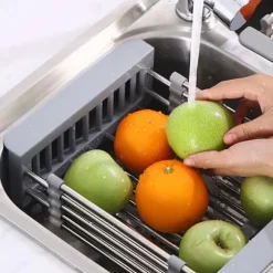 Teleskopisk Durkslag för Grönsaker & Disk