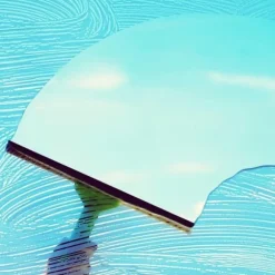 Teleskopisk fönstermopp med gummiskrapa 57-128 cm 4 st.