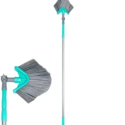 Teleskopisk kvast för damm och spindelnät, triangulär, 140-327 cm