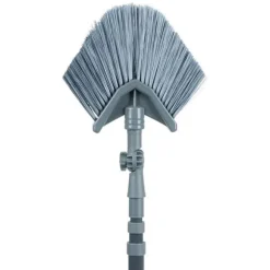 Teleskopisk kvast för damm och spindelnät, triangulär, 140-327 cm