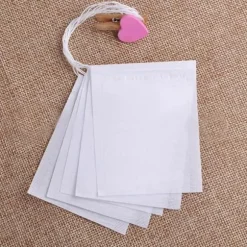 Tepåsar - Hög kvalitet - 200 st - Pappersfilter - 5,5cm x 7cm - Värmekedja