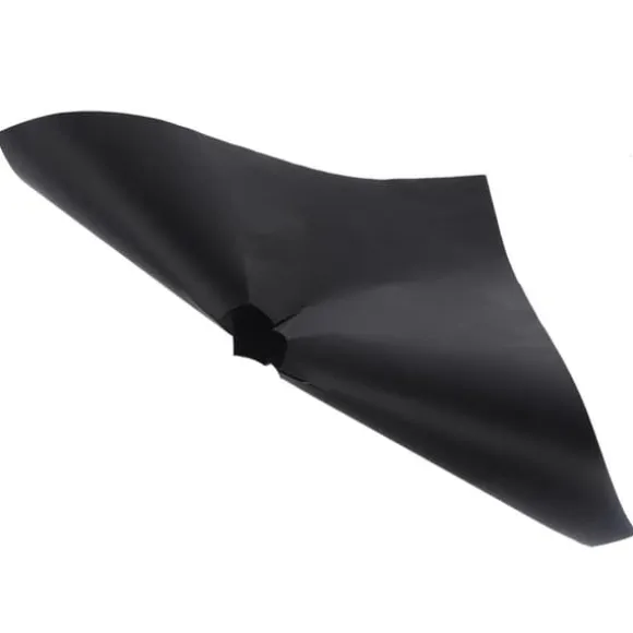 Återanvändbar gasspisskyddssats i glasfiber (6 st) - köksredskap (svart)