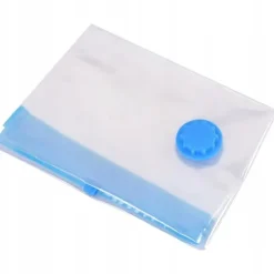 Återanvändbar vakuumpåse för kläder, sängkläder, 50x70