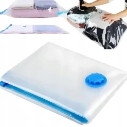 Återanvändbar vakuumpåse för kläder, sängkläder, 80x100