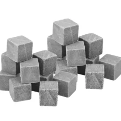 Återanvändbara whiskystenar - set med 9, perfekt för att kyla vin och drycker