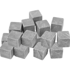 Återanvändbara whiskystenar - set med 9, perfekt för att kyla vin och drycker