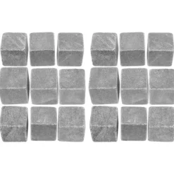 Återanvändbara whiskystenar - set med 9, perfekt för att kyla vin och drycker