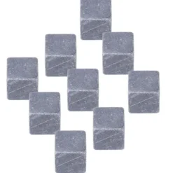 Återanvändbara whiskystenar - KIMISS - 9 stycken - Vit