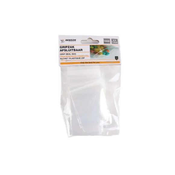 Återförslutningsbara påsar 100-pack 5×7,6 cm