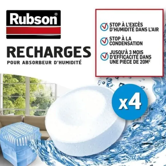 Återfyllning av fuktabsorbent Basic - paket med 4 tabletter