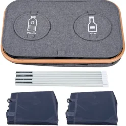 Återvinningskärl, 68,5x57x37 cm, 80x57x37 cm