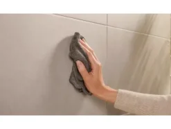 tesa MOON GREY handdukskrokar lim metall