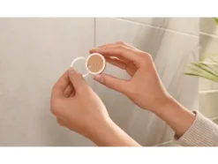 tesa MOON GREY handdukskrokar lim metall