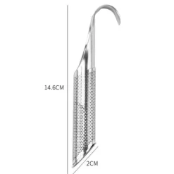 Tesil i rostfritt stål Paket med 2 tesil som är lätt att rengöra