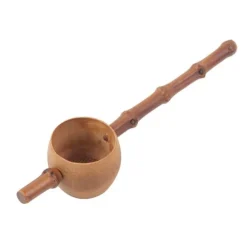 Tesilar Naturligt bambu-tefilter Köksredskap för te (hål i bambustång)