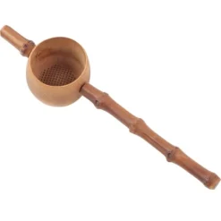 Tesilar Naturligt bambu-tefilter Köksredskap för te (hål i bambustång)