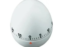 TFA-Dostmann 38.1002, Digital äggklocka, Vit, 60 min, 60 mm, 60 mm, 74 mm