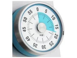 TFA-Dostmann 38.1028.20, Mekanisk kökstimer, Turkos, 60 min., Plast, Rostfritt stål, Analog, Magnetisk