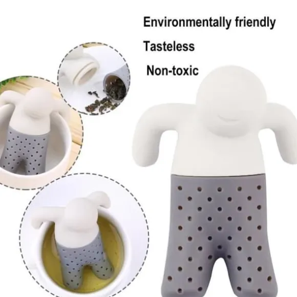 Téfilter - Silikon - Gubbe - Infuserfilter - Söt - Praktisk