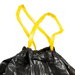 The Living Store Avfallspåsar med dragsnöre 250 st svart 35 L - Soppåsar