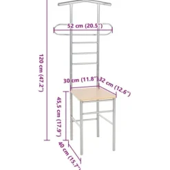 The Living Store Herrbetjänt 2 st metall - Herrbetjänter