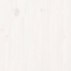 The Living Store Väggmonterade skoställ 2 st vit 110x9x23 cm massivt furu - Skoställ & skohyllor